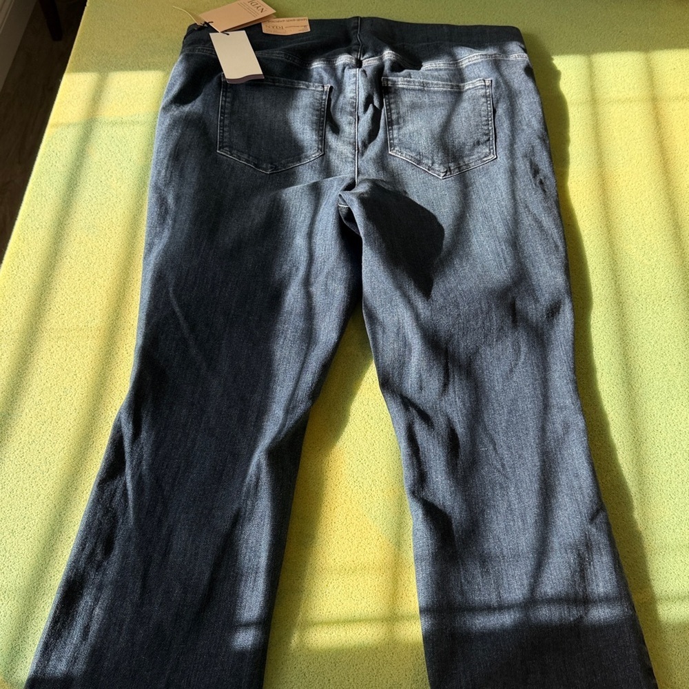 NYDJ Decker Pull On Slim Bootcut Jean Spanspring Denim Size 1X Petite NWT - Picture 10 of 12
